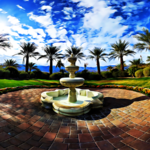 Death Valley NP - Furnace Creek Inn - Fountain