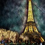 Paris - Eiffel Tower Night