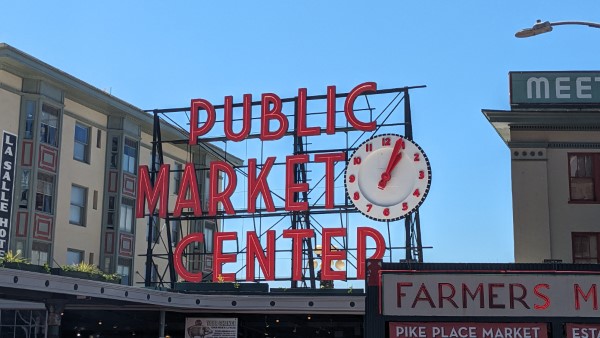 Pikes Place Market Sign