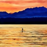 West Seattle - Paddle Boarder Sunset