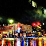 West Seattle - Stormy Night at Easy Street