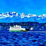 West Seattle - Ferry & Olympics